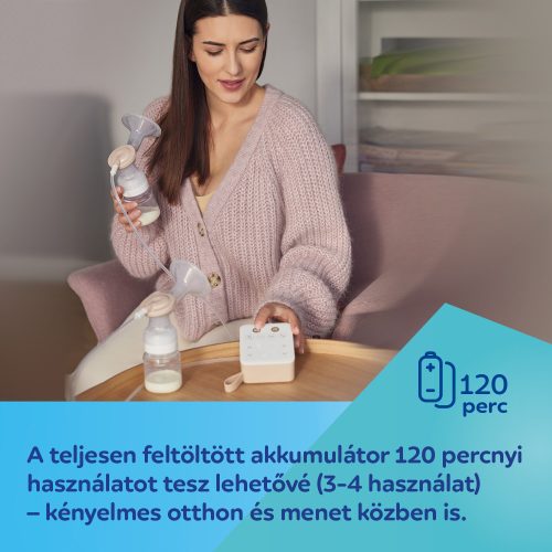 ExpressCare dupla elektromos mellszívó 2in1 orrszívó tartozékkal