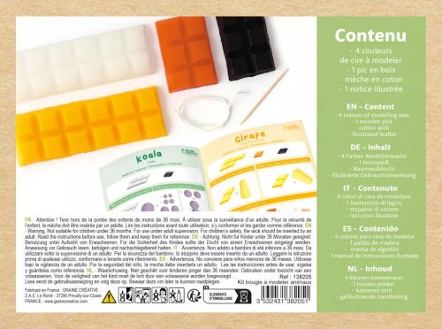 Graine Creative Gyertyakészítő - Vadállatok