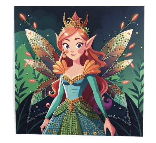 Graine Creative Gyémántfestő képeslap – Tündér