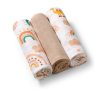 Muszlin textil pelenka 3 db BEIGE