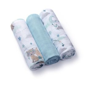 Bambusz textil pelenka 3 db RÓKA