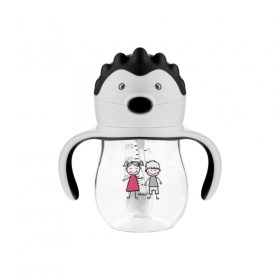 Tanulópohár súlyozott szívószállal – Szürke