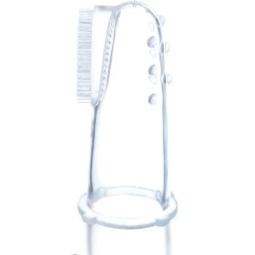 Szilikon fogkefe és ínymasszírozó