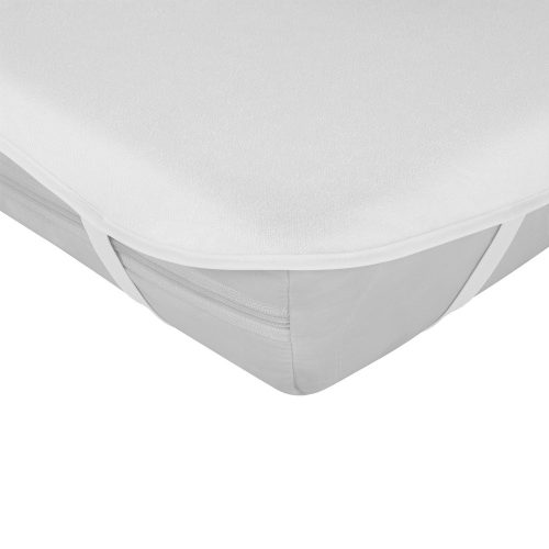Vízálló frottír ágyvédő 60×120 cm – Fehér