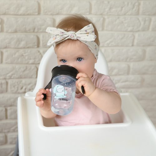 360 fokos ivópohár 240ml FEKETE