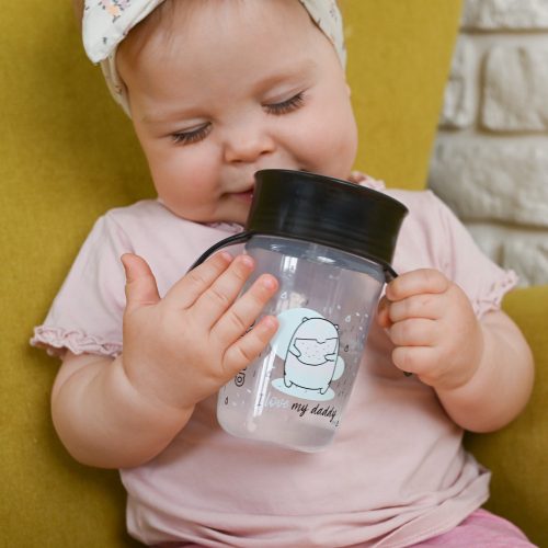 360 fokos ivópohár 240ml FEKETE