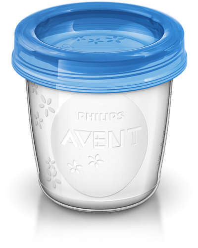 Philips Avent anyatej és ételtároló pohár tetővel 5x180ml
