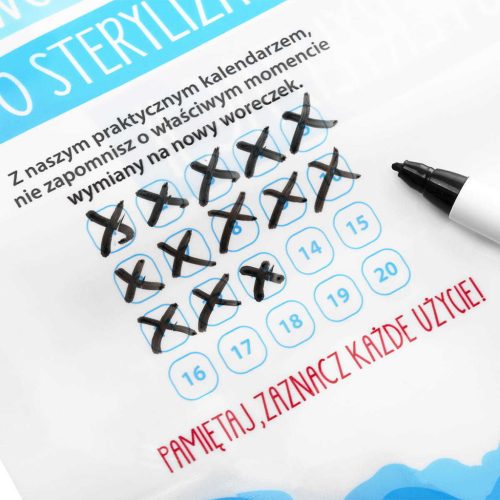 Mikrohullámú sterilizáló zacskó 5db