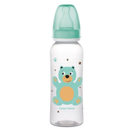 Keskeny nyakú cumisüveg CUTE ANIMALS 250ml