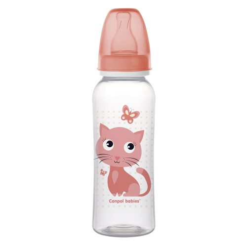 Keskeny nyakú cumisüveg CUTE ANIMALS 250ml