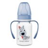 keskeny cumisüveg fogantyúval CUTE ANIMALS 250 ml