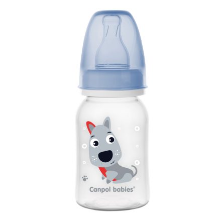 Keskeny nyakú cumisüveg CUTE ANIMALS 120 ml