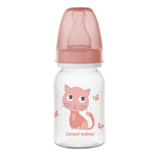 Keskeny nyakú cumisüveg CUTE ANIMALS 120 ml