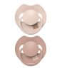 LOVI Prime dinamikus szilikon nyugtató cumi 6-18 hó 2 db NUDE/BLUSH
