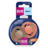 LOVI PRIME dinamikus szilikon nyugtató cumi 18 hó 2db GRANOLA/ORANGE