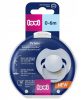 LOVI PRIME dinamikus szilikon cumi 0-6 hó 1db BABY BLUE