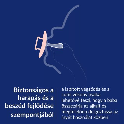 LOVI PRIME dinamikus szilikon nyugtató cumi 18 hó 2db BABY BLUE/BLUE