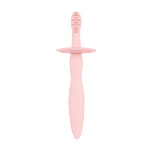 Szilikonos fogkefe rágókával