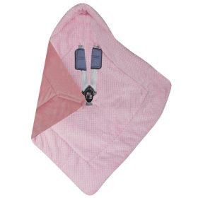 Vastag babatakaró hordozóba 80x80 cm RÓZSASZÍN