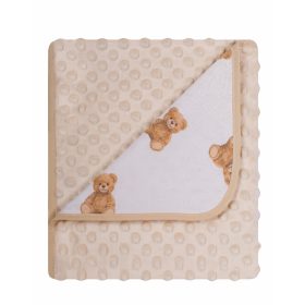 Minky pléd 80x90 cm Sárga Maci