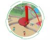 Mágneses labirintus játék vidámpark