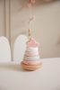Montessori toronyépítő RÓZSASZÍN