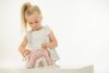 Montessori szivárvány felhő építő RÓZSASZÍN