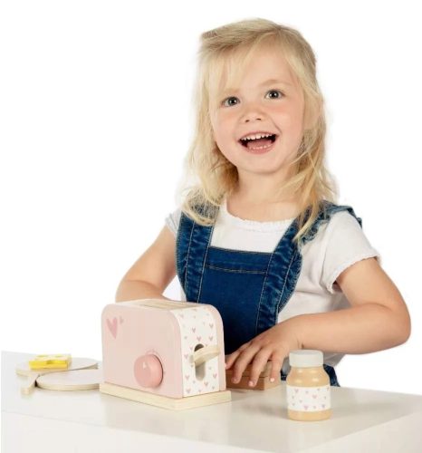 Fa kenyérpirító kiegészítőkkel