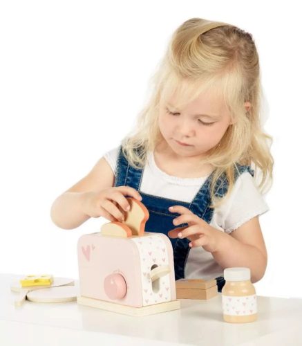 Fa kenyérpirító kiegészítőkkel