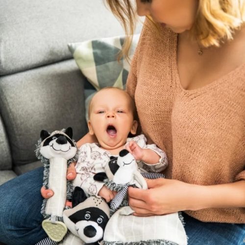 Szundikendő cumitartóval MOSÓMEDVE