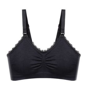 Szoptatós melltartó FEKETE C75-80