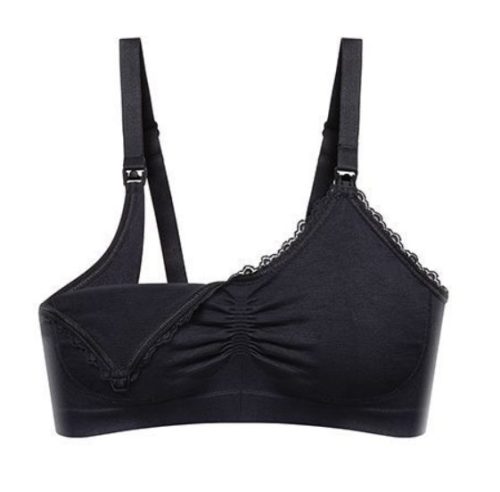 Szoptatós melltartó FEKETE C75-80