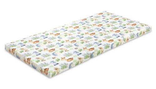 Összehajtható utazóágy matrac 120x60 cm ERDEI ÁLLATOK