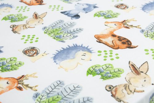 Összehajtható utazóágy matrac 120x60 cm ERDEI ÁLLATOK