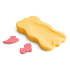 Szivacs babatartó fürdőkádba SÁRGA