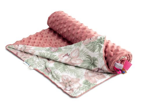 Minky pléd 75x100 cm RETRO PINK