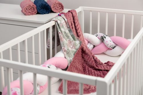 Minky pléd 75x100 cm RETRO PINK