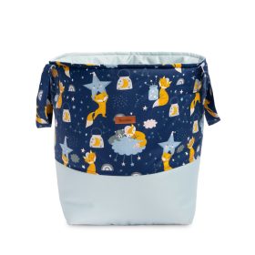 Játéktároló kosár medium SÖTÉTKÉK RÓKA