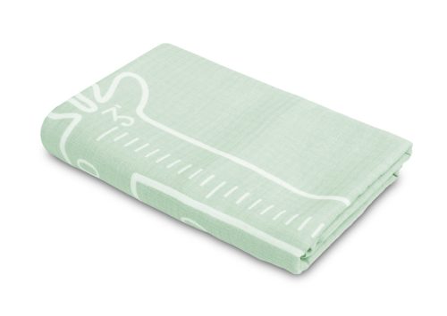 Muszlin fejlődéskövető takaró babafotózáshoz 120x120cm