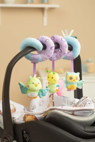 Fejlesztő spirál játék babakocsira és babahordozóra TAVASZ