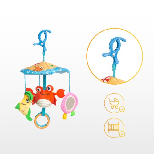 Színes babakocsi-forgó – Rák