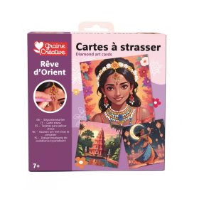 Graine Creative Gyémántfestő képeslap – India